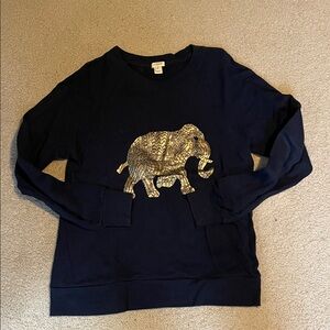 J. Crew Navy Sweatshirt